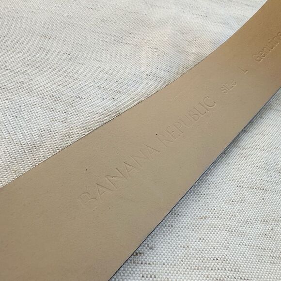 Banana Republic Black Leather Statement Belt L (NEW) - Picture 8 of 8